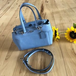 COACH Small Margot Crossbody Light Blue/Silver